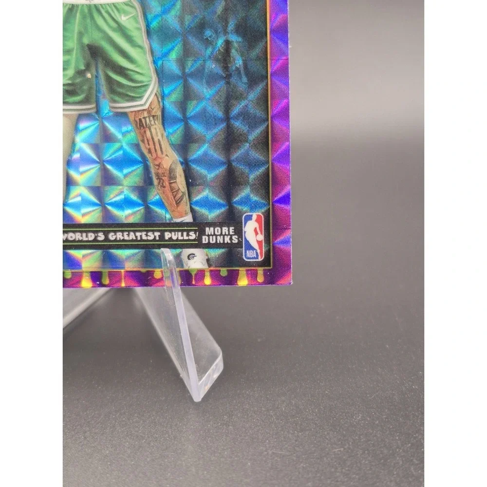 2025-26 Topps Chrome Jayson Tatum ##TT-9 Tall Tales Purple Geometric /75 Celtics